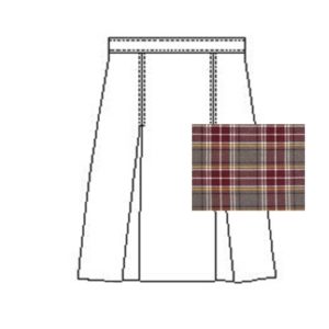1034PP - Skirt Model 34 - Polyester Plaids - P43
