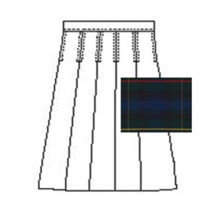 1943BP - Skirt Model 43 - Blend Plaids - P55