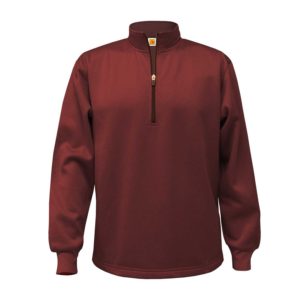6133 - Performance Fleece Quarter-Zip Pullover - Performance Wine