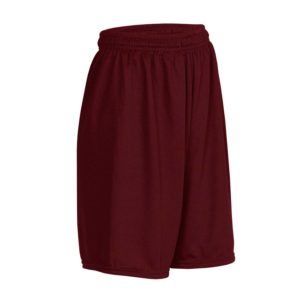 6212 - Performance Mesh Gym Shorts - 5-7" inseam - Performance Wine