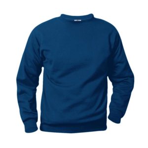 6254 - Crew Neck Fleece Sweatshirt - Navy