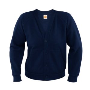 6291 - V-Neck Fleece Cardigan