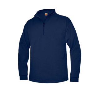 6295 - Quarter Zip Pullover Fleece Sweatshirt - Navy