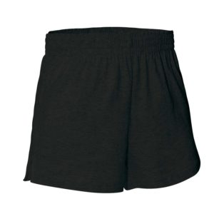 6298 - Jersey Knit Cheer Shorts - Black