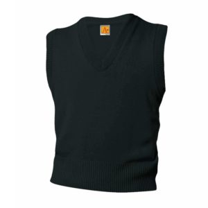 6600 - Jersey V-Neck Pullover Vest - Spruce Green