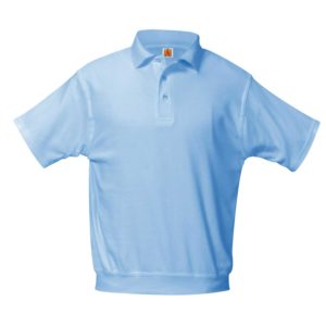 8311 - Jersey Knit Short Sleeve Overshirt (Unisex) - Blue