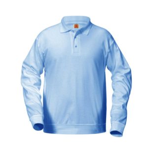 8317 - Jersey Knit Long Sleeve Overshirt (Unisex) - Blue