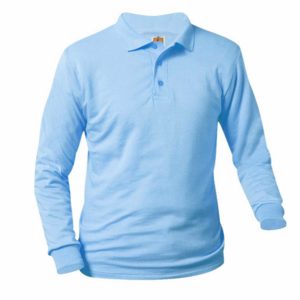 8326 - Jersey Knit Long Sleeve Shirt (Unisex) - Blue