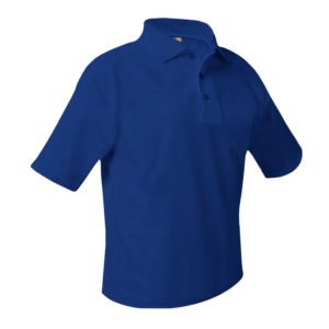 8760 - Pique Knit Short Sleeve Shirt (Unisex) - Dark Royal
