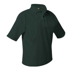 8760 - Pique Knit Short Sleeve Shirt (Unisex) - Tulane Forest Lane Green