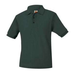 8761 - Pique Knit Short Sleeve Shirt (Unisex) - Tulane Forest Lane Green