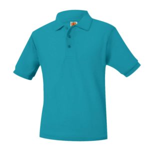 8761 - Pique Knit Short Sleeve Shirt (Unisex) - Tulane Jade