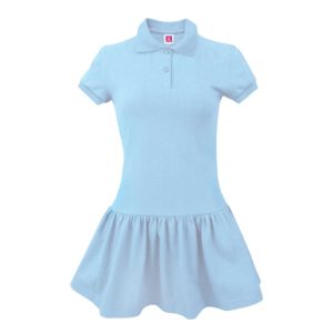 9729 - Jersey Knit Dress - Blue