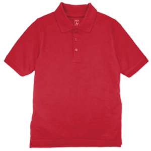 8320 - Co-Ed Short Sleeve Jersey Polo w/ Rib Cuff - Red