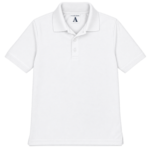 8327 - Co-Ed Short Sleeve Tech Mesh Polo w/ Rib Cuff - White