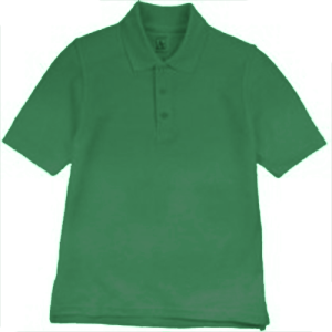 8760 - Co-Ed Short Sleeve Pique Polo w/hem cuff - Dark Green