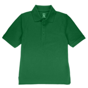 8761 - Co-Ed Short Sleeve Pique Polo w/ Rib Cuff - Dark Green