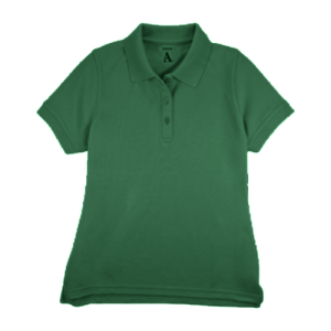 9743 - Fem Fit Short Sleeve-Tech Mesh Polo w/Rib cuff - Dark Green