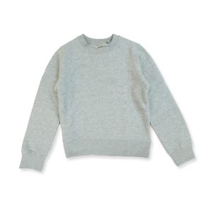 6141 - Long Sleeve Crew Neck Pull Over w/V-Insert - Oxford Grey