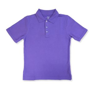 8760 - Co-Ed Short Sleeve Pique Polo w/hem cuff - Tulane Purple