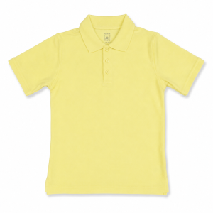 9735 - Fem Fit Short Sleeve Pique Polo w/ rib cuff - Yellow