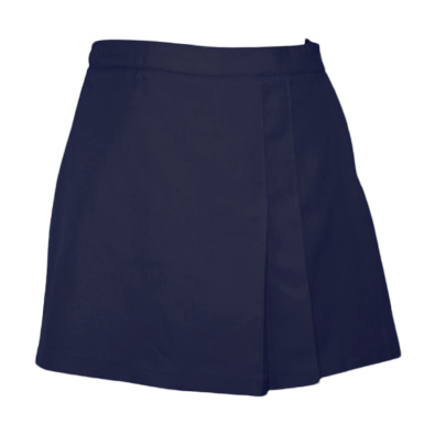 1579TT - Double Pleat Skort, Tech Twill